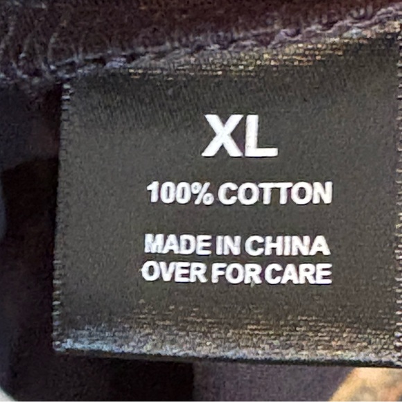 Black Graphic T-Shirt with Blue Accents - Picture 4 of 5